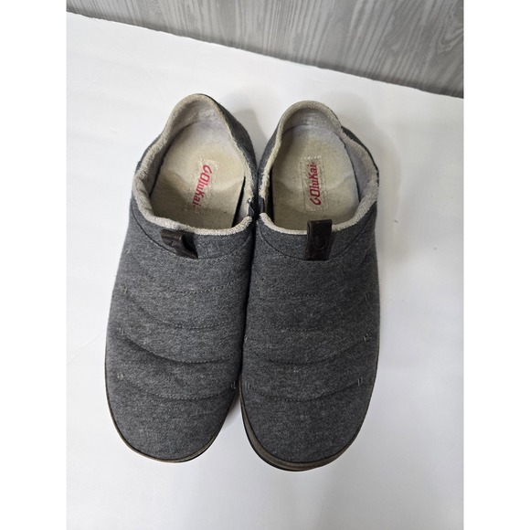 OluKai Other - Olukai Mahana Men's Gray Quilted Slip On Mules Slippers Shoes US 11 EUR 44